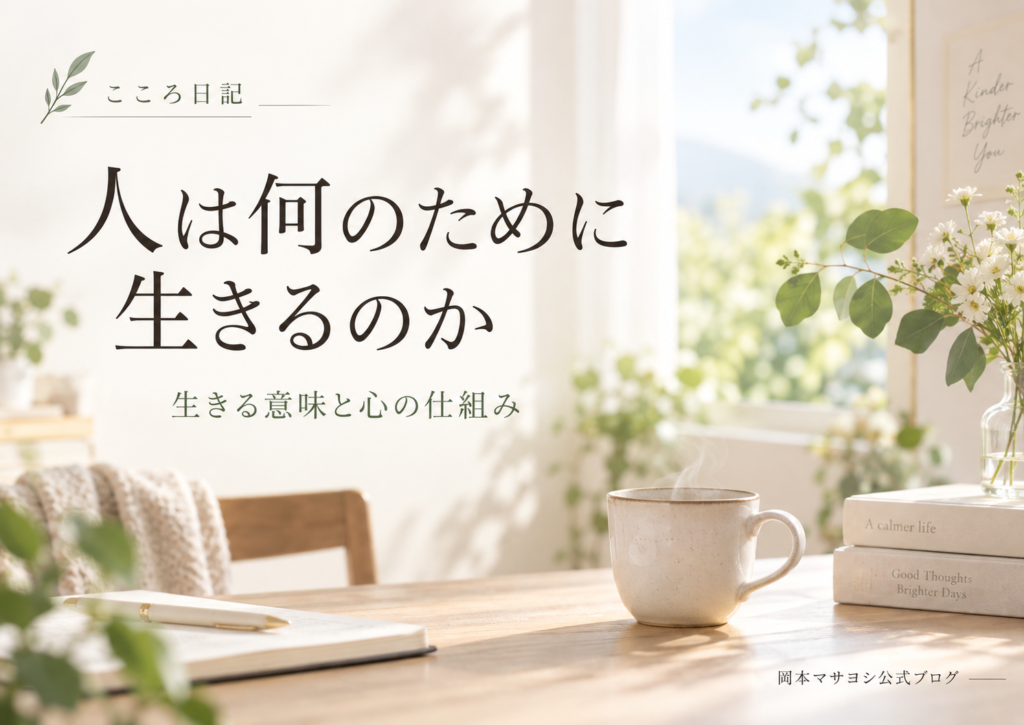 「人は何のために生きるのか」