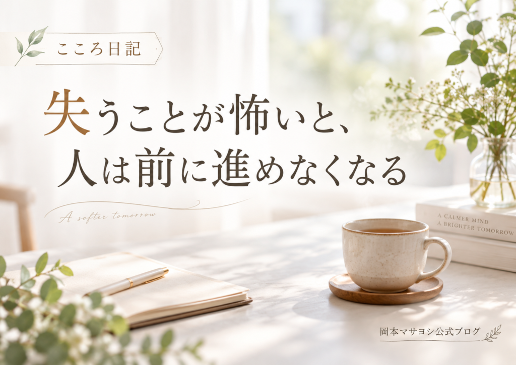 手放すことは無くすことでは無い