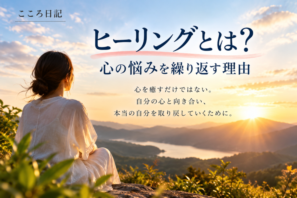 ヒーリングとは?心の悩みを繰り返す理由